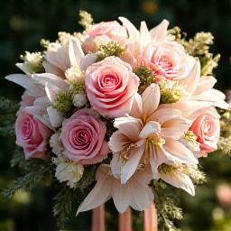 Luksuriøs jubilæumsbuket